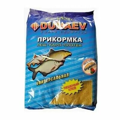 Прикормка Дунаев Универсальная Клубника 900 гр